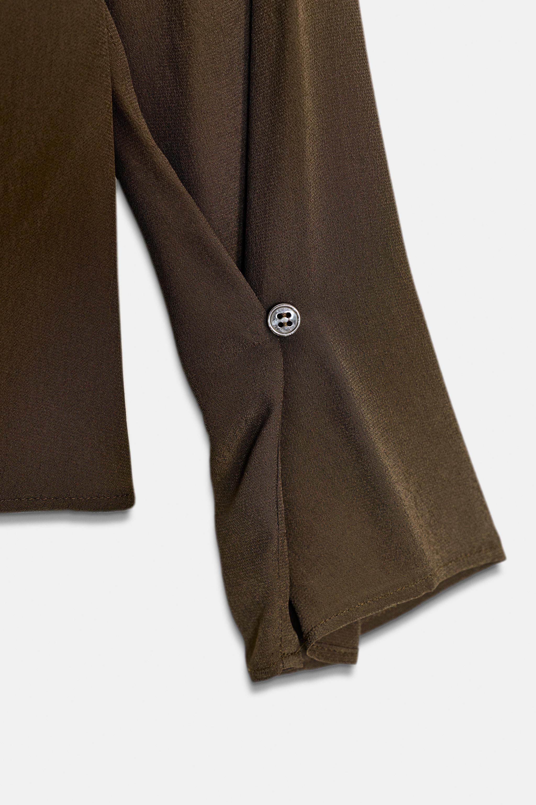 DRAPED FLOWY BLOUSE ZW COLLECTION